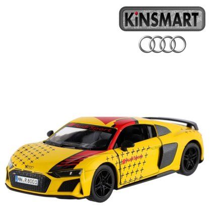 kinsmart audi r8 žluté 1