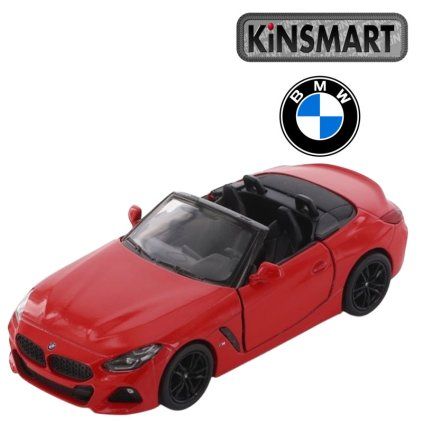 kinsmart bmw z4 cabrio červené 1