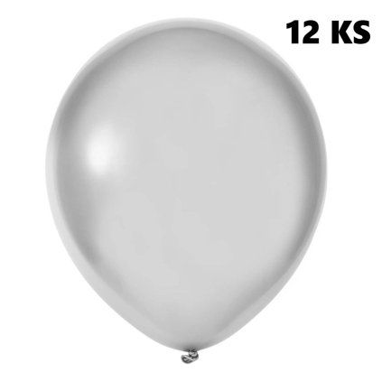 klasické balónky stříbrné 1
