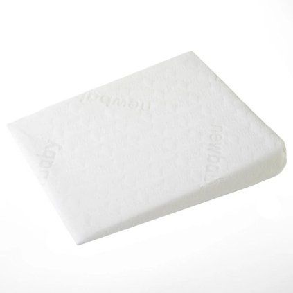 Kojenecký polštář - klín New Baby basic 30x37 cm do kočárku bílý (0290)