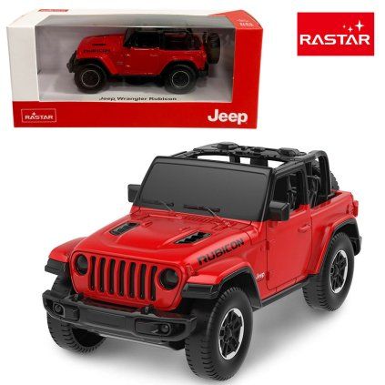 rastar jeep wrangler červený 1