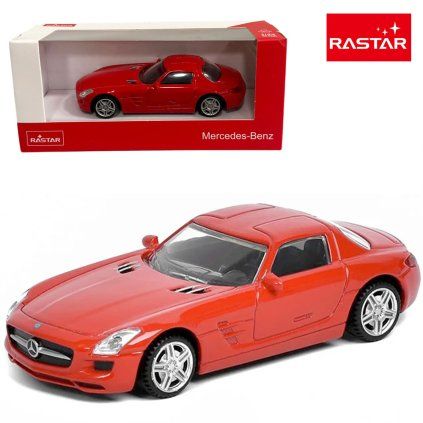 rastar medcedes benz sls amg červený 1