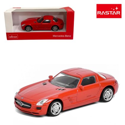 rastar medcedes benz sls amg červený 1