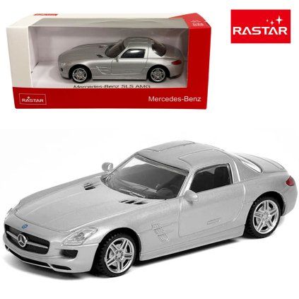rastar medcedes benz sls amg stříbný 1
