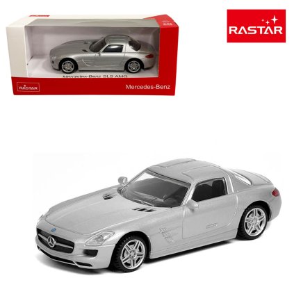 rastar medcedes benz sls amg stříbný 1
