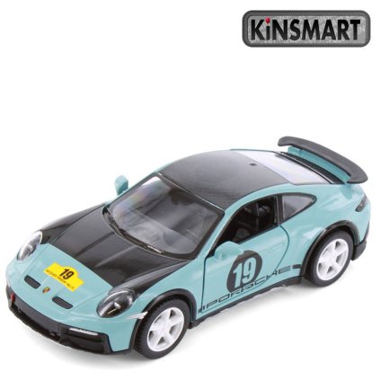 kinsmart porsche 911 rallye zelené 1