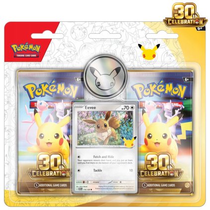 pokémon 30th celebrations 2 pack eevee 1