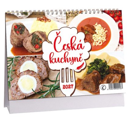 Stolní kalendář Česká kuchyně 2027 (2567-00854)