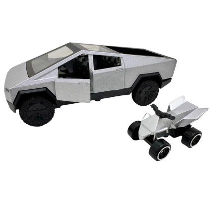 autíčko tesla stříbrné 1