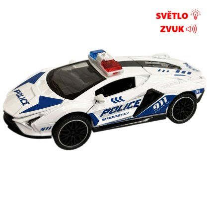 ato policejní se světlem a zvukem bílé 1