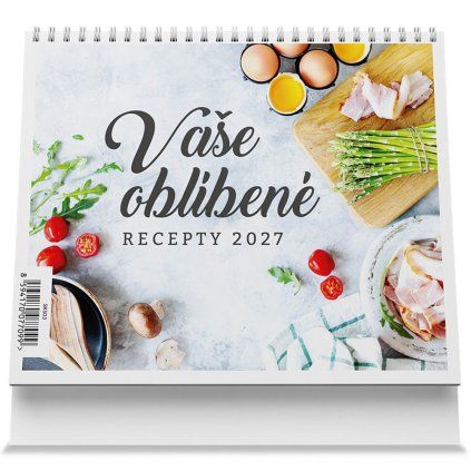 stolní kalendář mini 2027 vaše oblíbené recepty 1