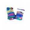 Loom Bands Pletací gumičky pruhované zelené 200ks + háček