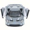 kinsmart 2017 ford gt šedý 2