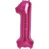 fóliový balónek 106 cm fialový 1