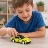 kinsmart porsche 911 rallye žluté 2