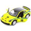 kinsmart porsche 911 rallye žluté 3