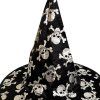 čarodějnický set plášť a klobouk černý 15