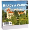 Stolní kalendář mini Hrady a zámky 2027 (2581-00839)