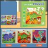 magnetické puzzle dino 1o