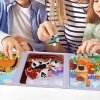 magnetické puzzle farma 4
